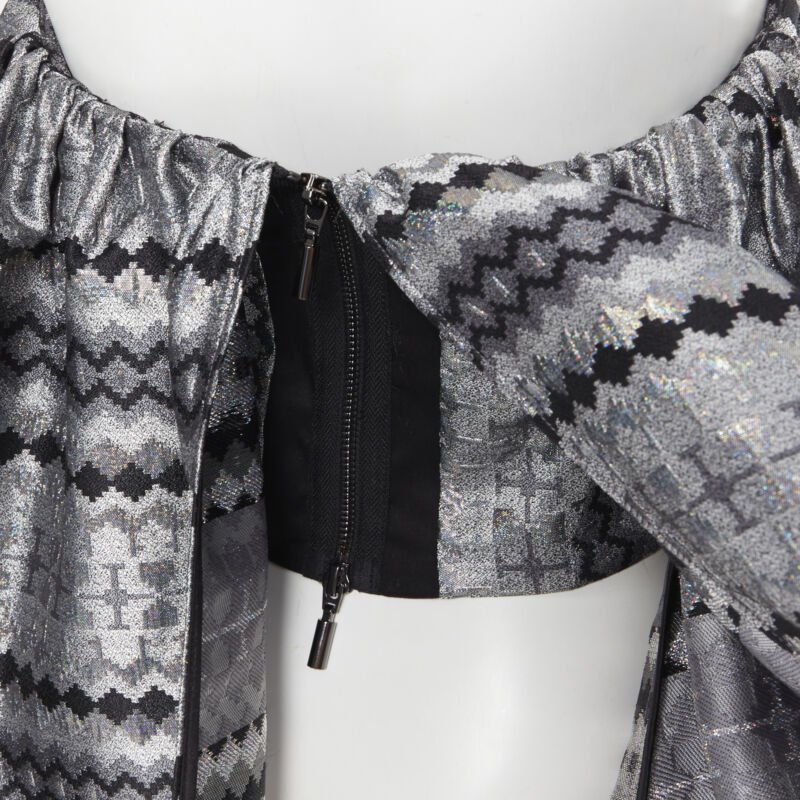 Maticevski Lurex Strapless Top - Detail 2