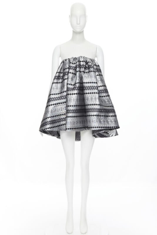 Maticevski Lurex Strapless Top - Image 11