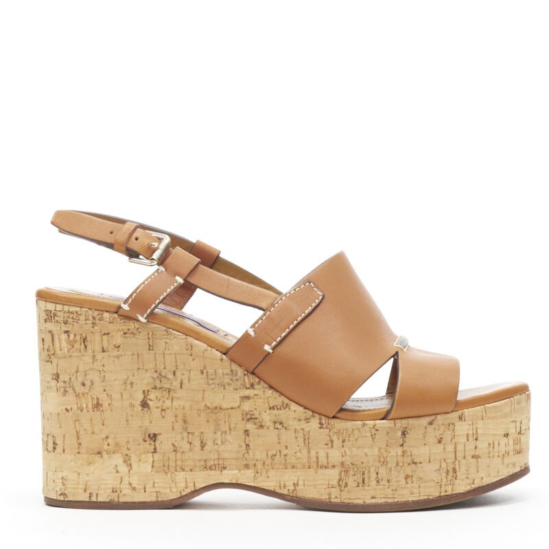 Ralph Lauren Cork Wedge Platforms
