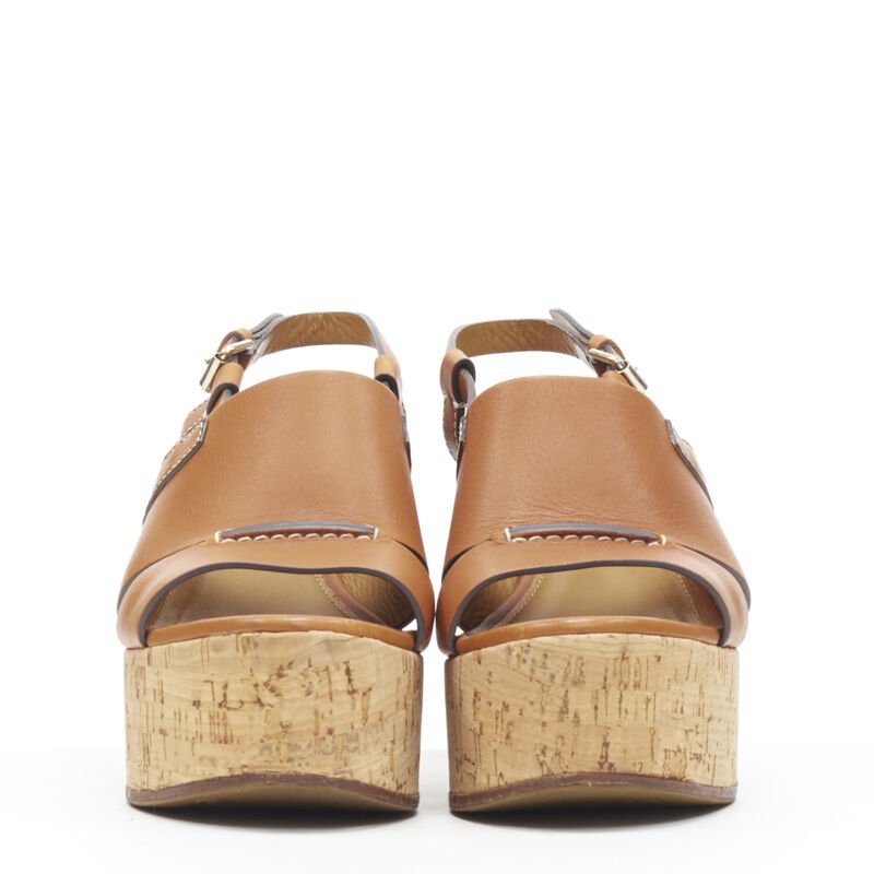 Ralph Lauren Cork Wedge Platforms - Image 6