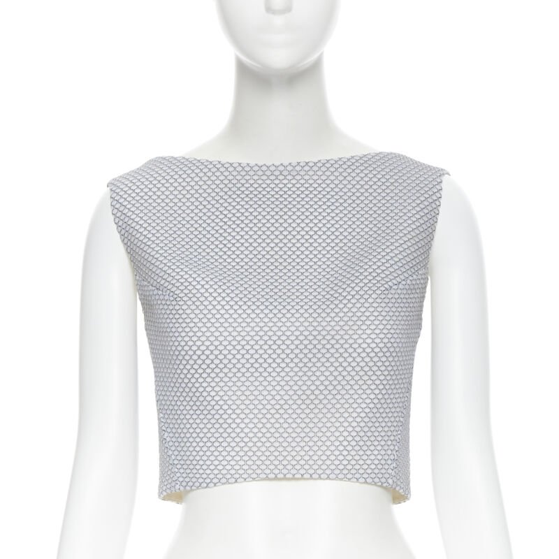 Maticevski Honeycomb Crop Top