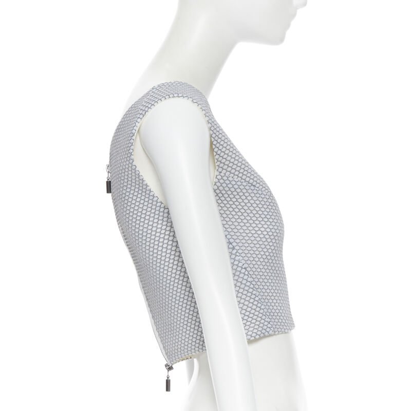 Maticevski Honeycomb Crop Top - Side view