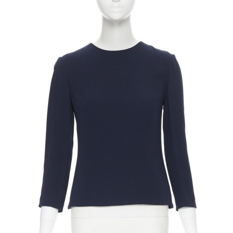 Ralph Lauren Crepe Sleeve Top