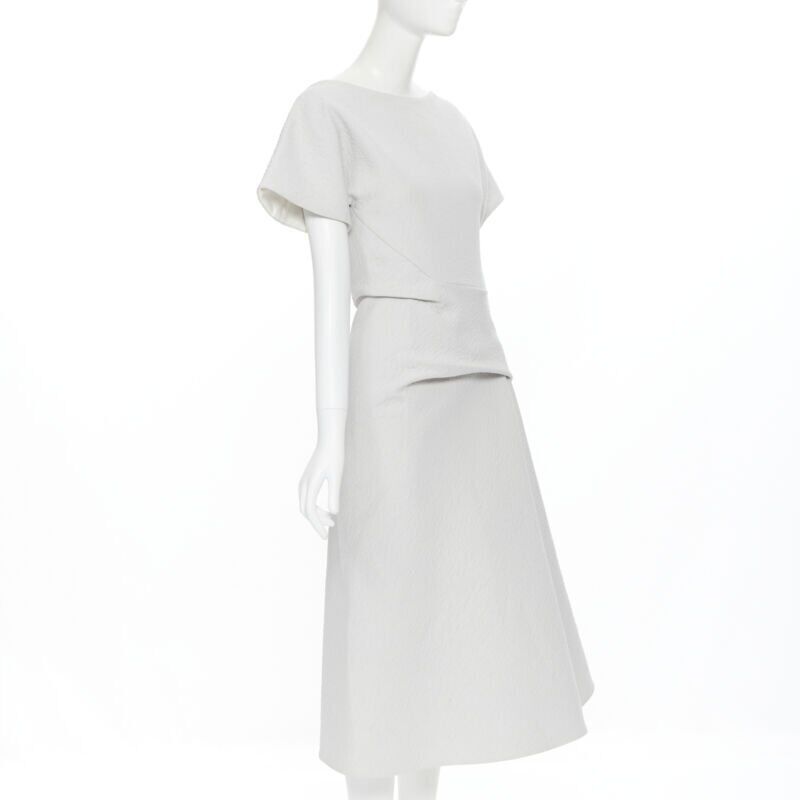 Maticevski Cloque Draped Dress - Image 6
