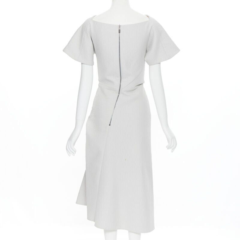 Maticevski Cloque Draped Dress - Side view