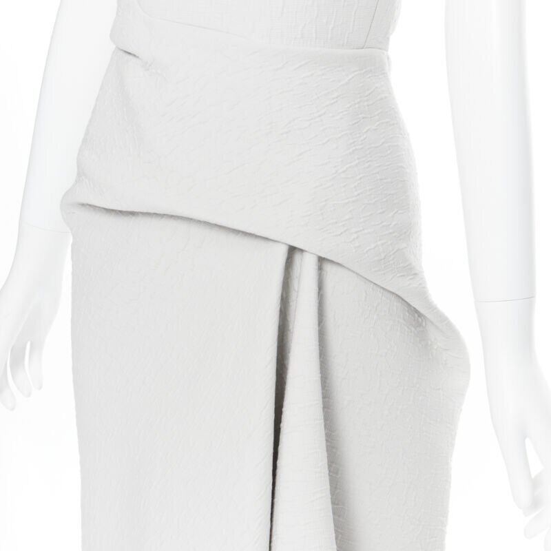 Maticevski Cloque Draped Dress - Image 10