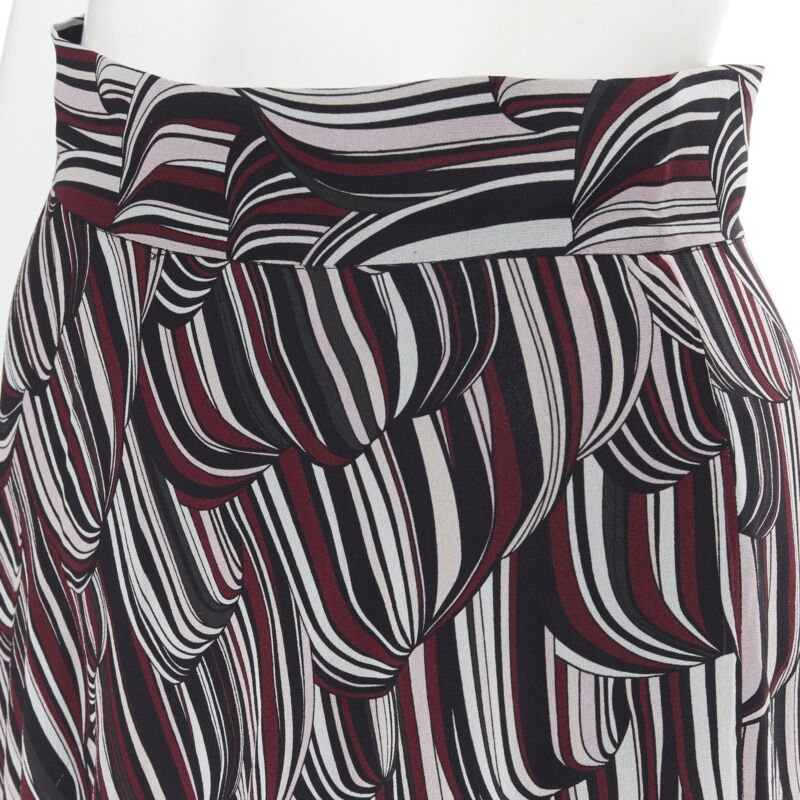 Giambattista Valli Tropical Silk Skirt - Back view