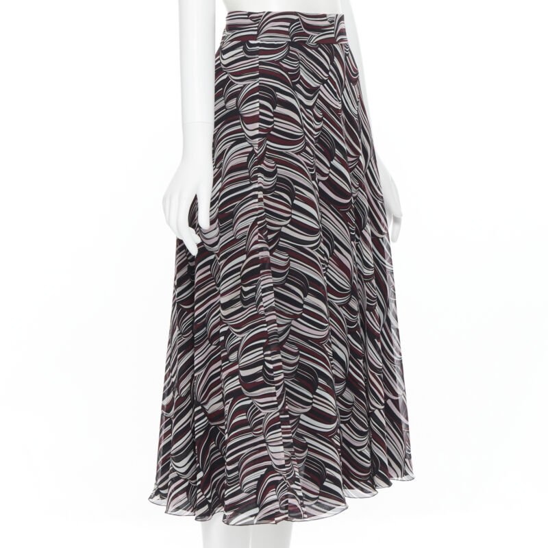Giambattista Valli Tropical Silk Skirt - 4