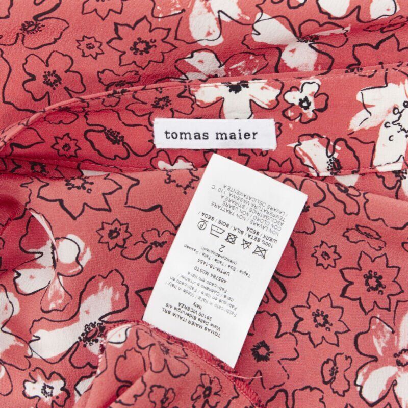 Tomas Maier Floral Midi Skirt - Image 11