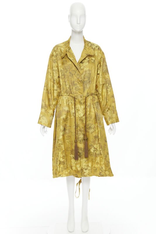 Oscar De La Renta Silk Floral Tassel Robe - 4