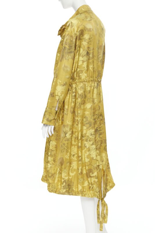Oscar De La Renta Silk Floral Tassel Robe - Image 10