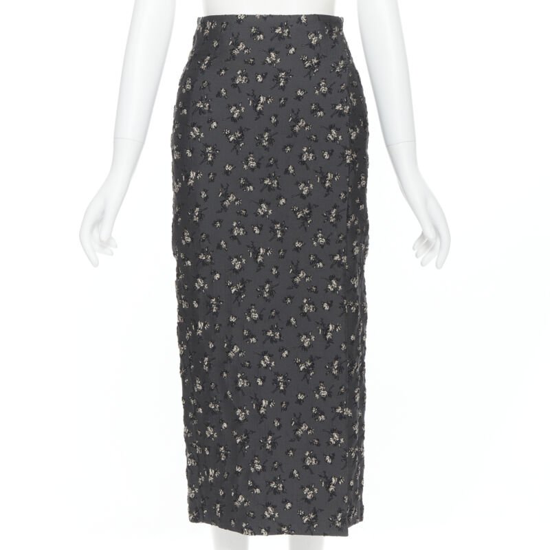 Brock Collection Cloque Pencil Skirt