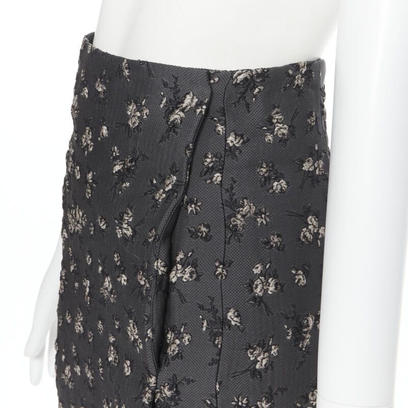 Brock Collection Cloque Pencil Skirt - Back view