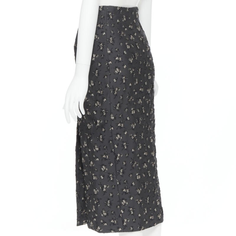 Brock Collection Cloque Pencil Skirt - Detail 2