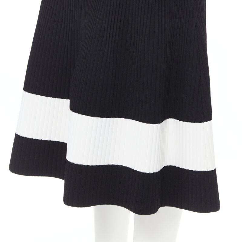 Victoria Beckham Colorblocked Skirt - Back view