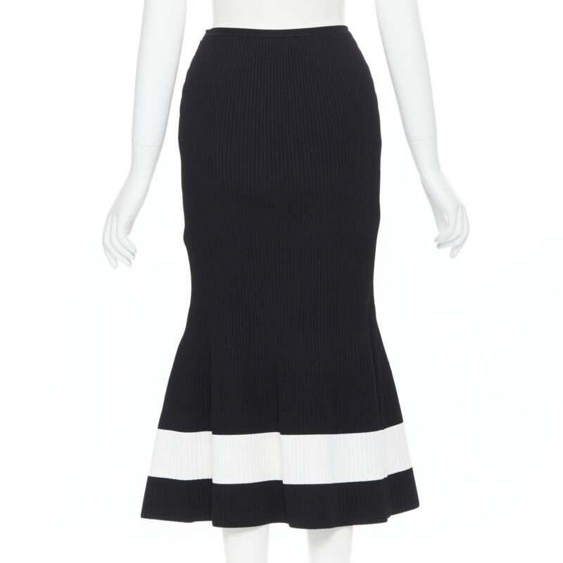 Victoria Beckham Colorblocked Skirt - Side view