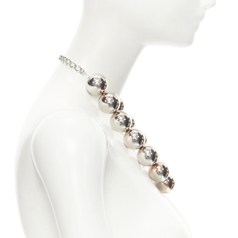 Oscar De La Renta Beaded Ball Necklace - Image 6