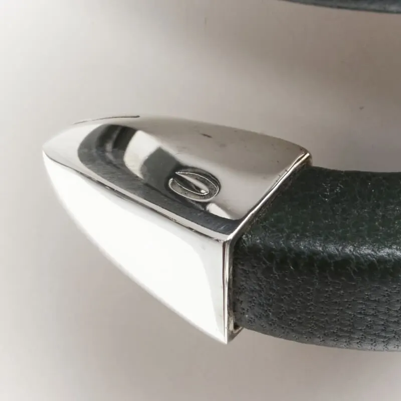 Bottega Veneta Other Green Leather Never worn, with tag - Model View