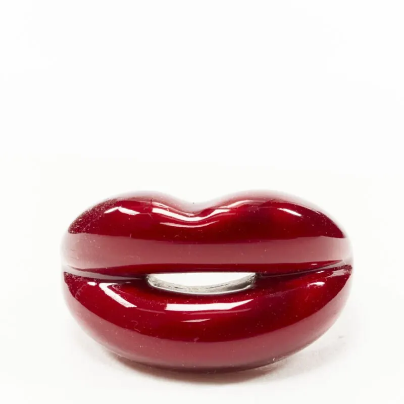 HOT LIPS BY SOLANGE Hotlips Red Ring Red Never worn - Front View