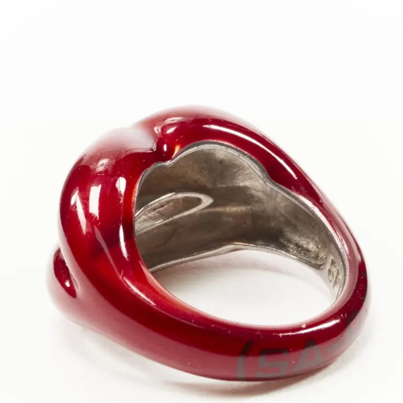 HOT LIPS BY SOLANGE Hotlips Red Ring Red Never worn - Box View