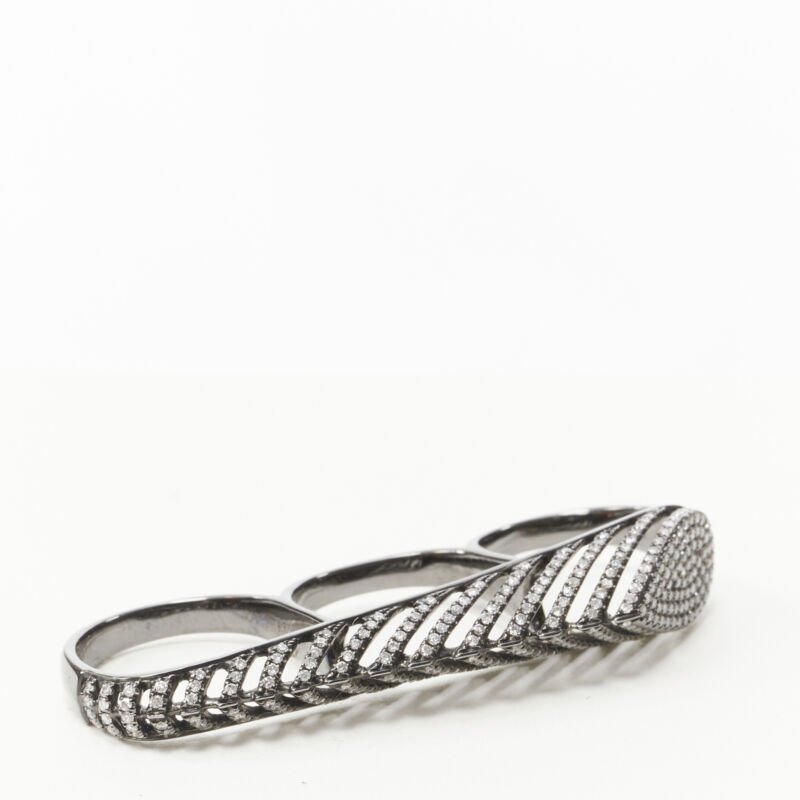 As29 Diamond Finger Ring - Back view