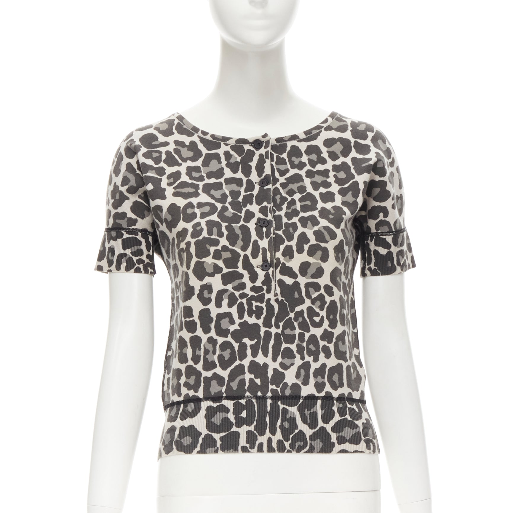 Bottega Veneta Leopard Print Top