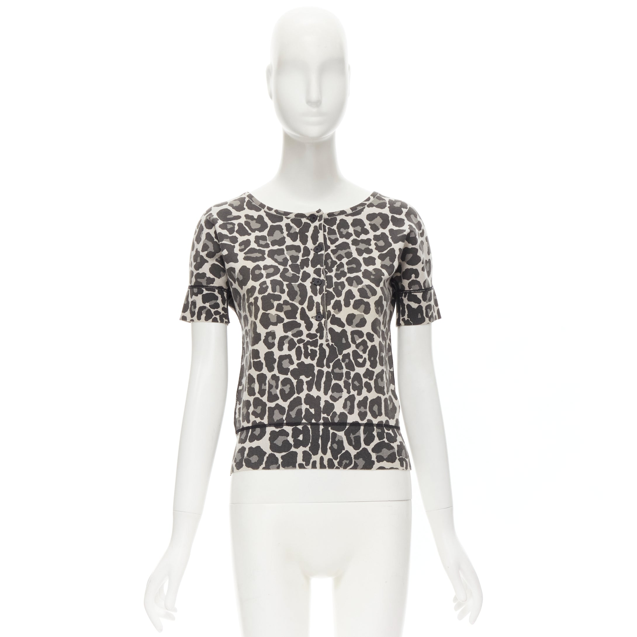Bottega Veneta Leopard Print Top - Back view