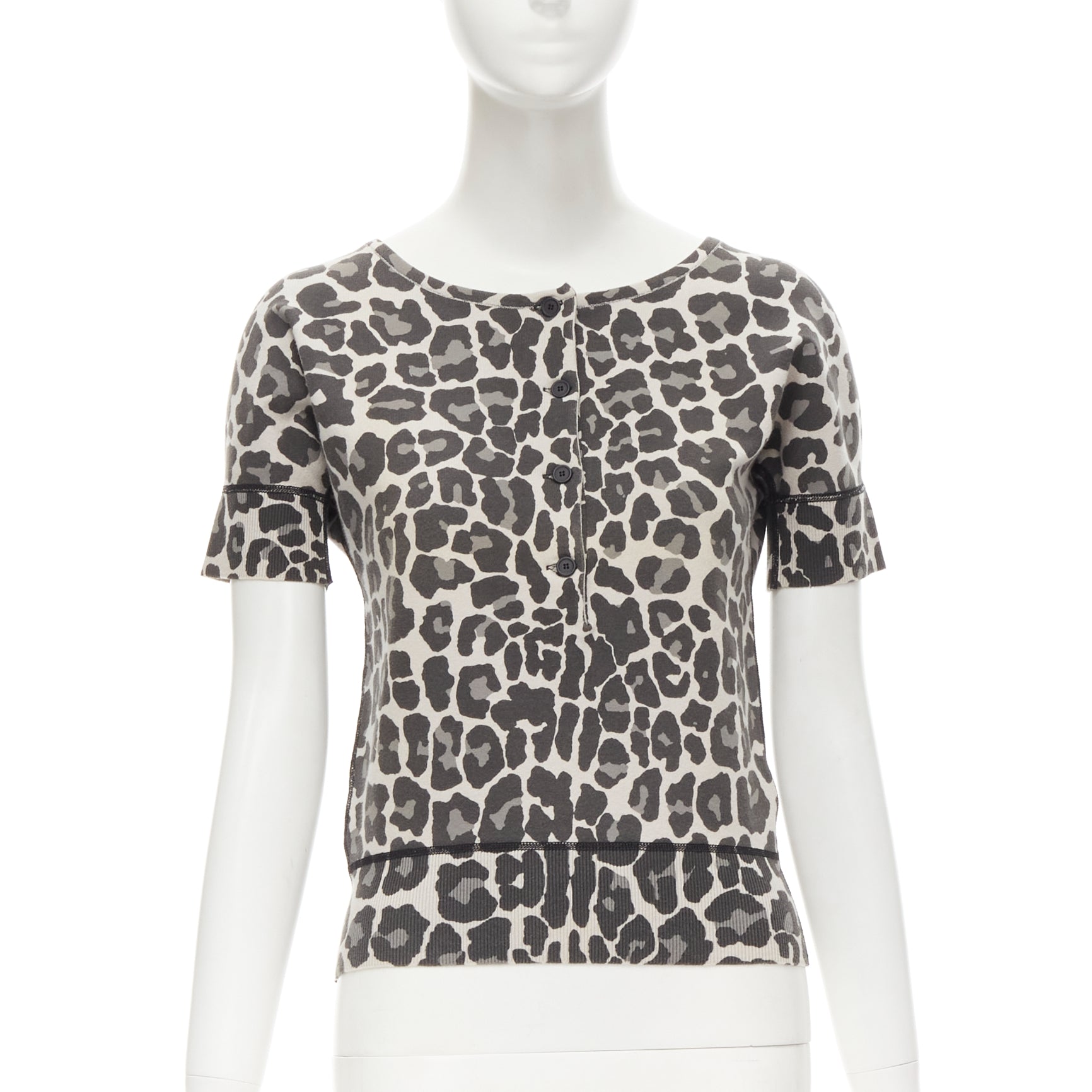 Bottega Veneta Leopard Print Top - Image 6