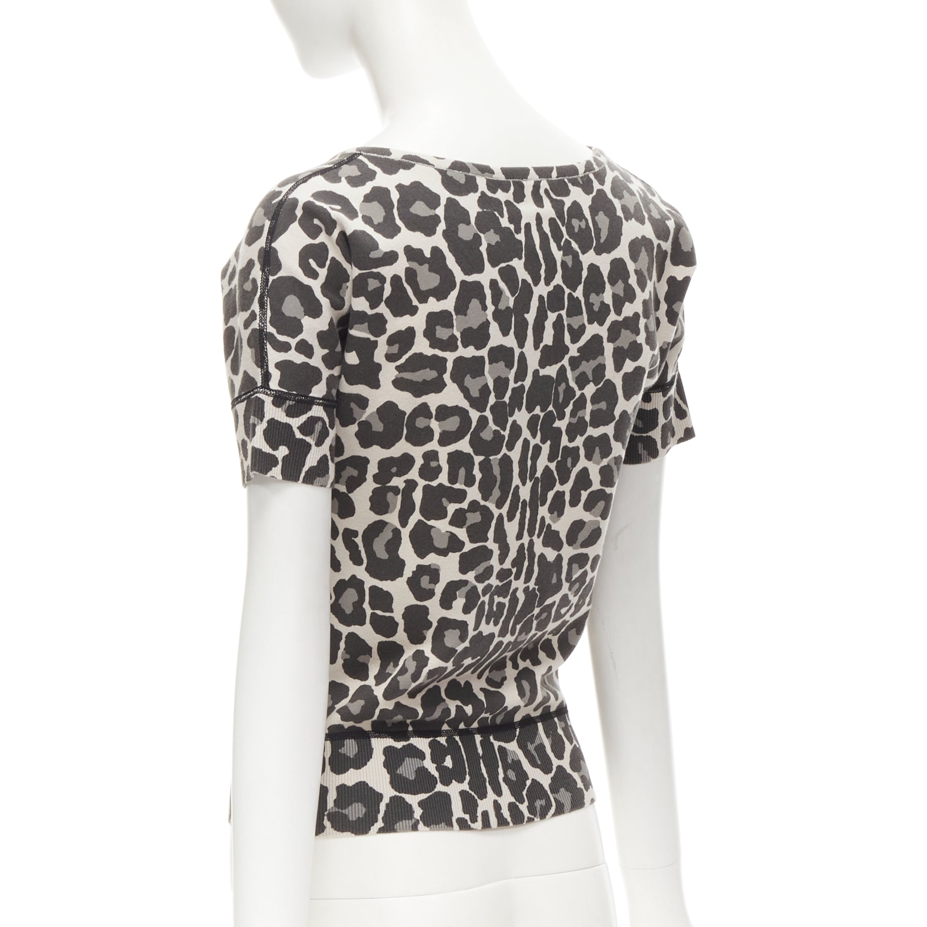 Bottega Veneta Leopard Print Top - Detail 1