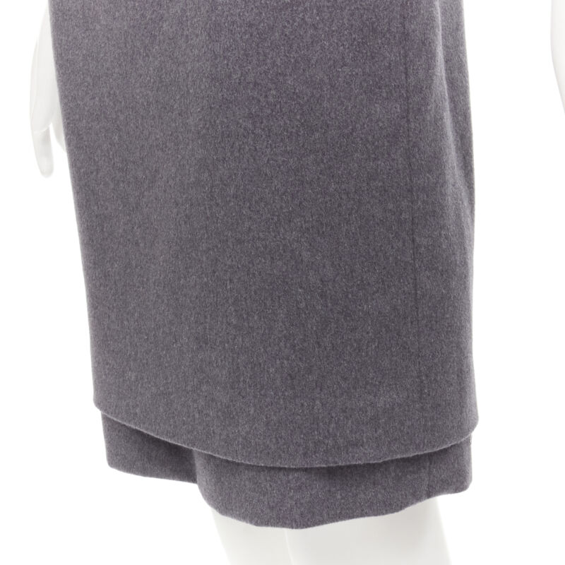Oscar De La Renta Layered Pencil Skirt - Back view