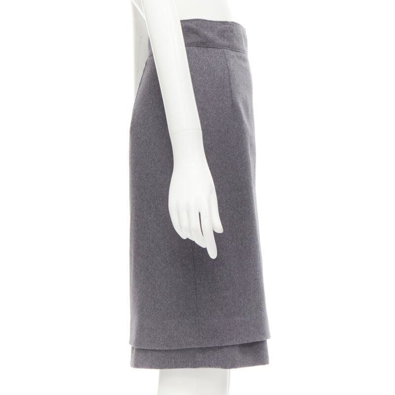 Oscar De La Renta Layered Pencil Skirt - 4