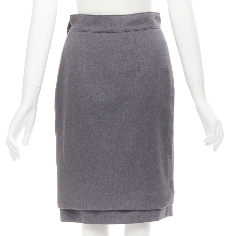 Oscar De La Renta Layered Pencil Skirt - Side view