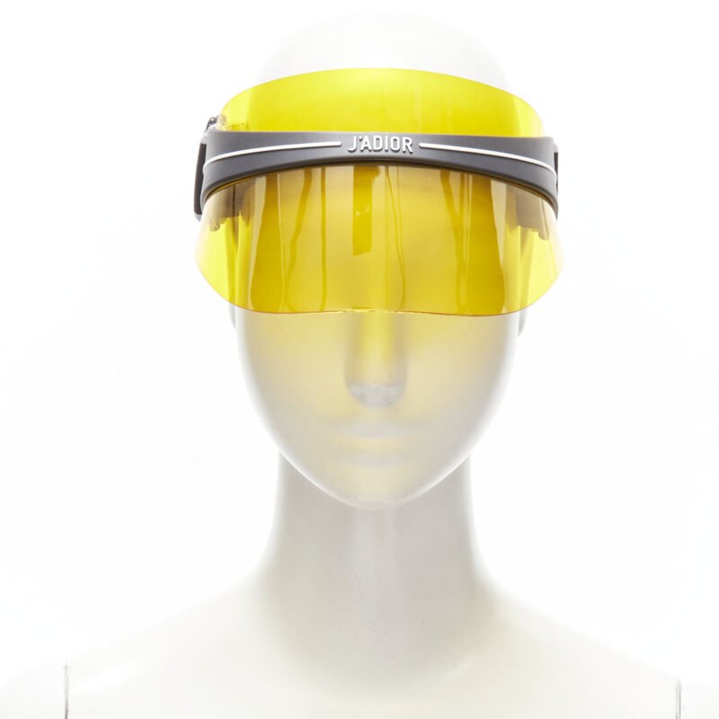 Christian Dior Yellow Visor Hat