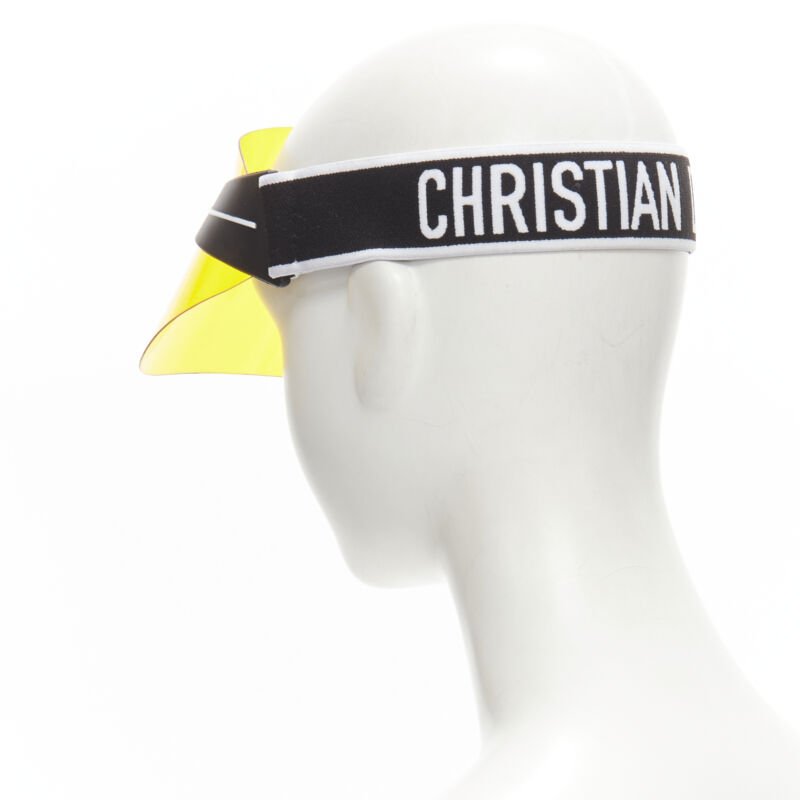Christian Dior Yellow Visor Hat - Detail 1