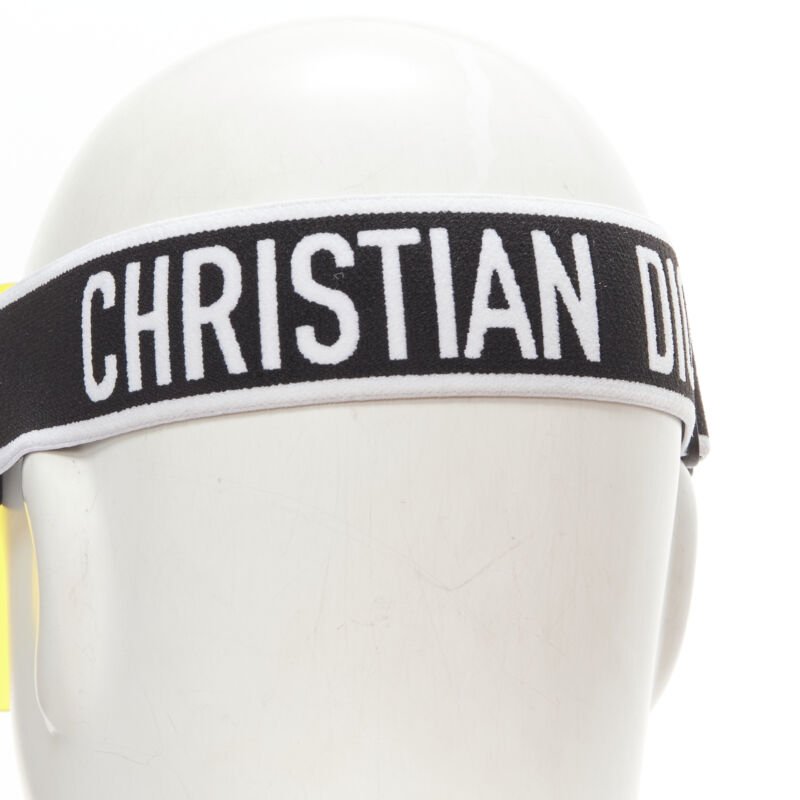 Christian Dior Yellow Visor Hat - Detail 2