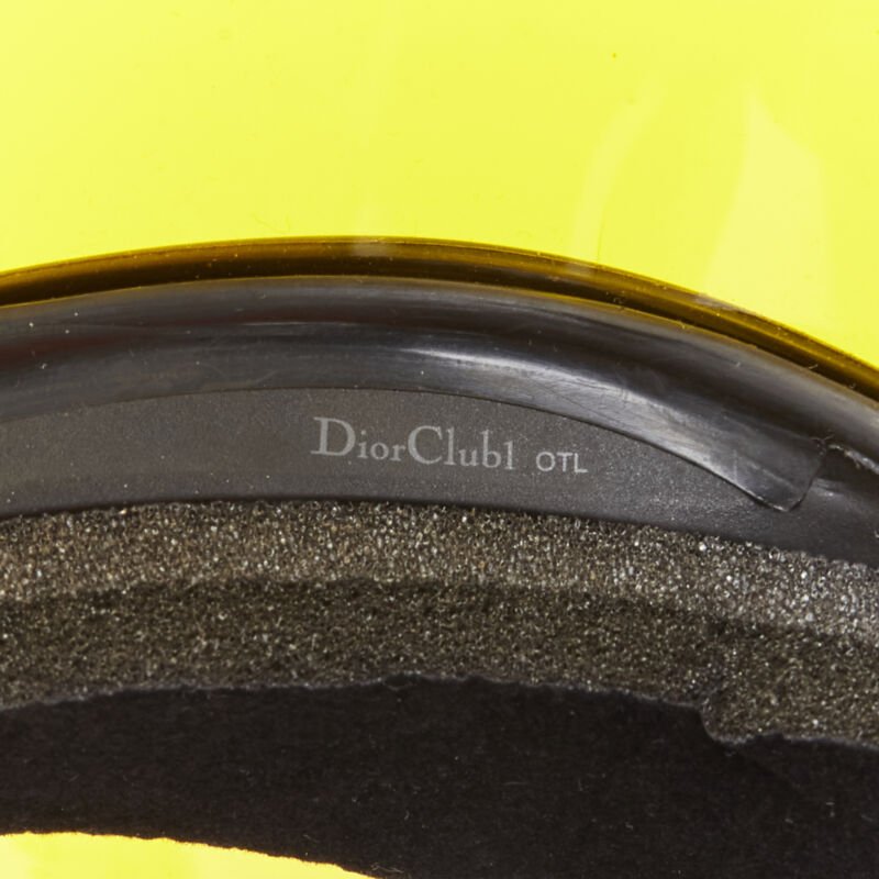 Christian Dior Yellow Visor Hat - Image 11