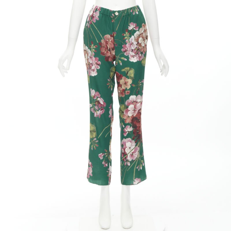 Gucci Floral Pajama Pants - Image 11