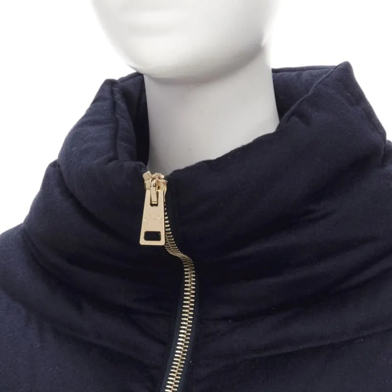 Herno Navy Lightweight Puffer Navy Polyester Never worn - Back View