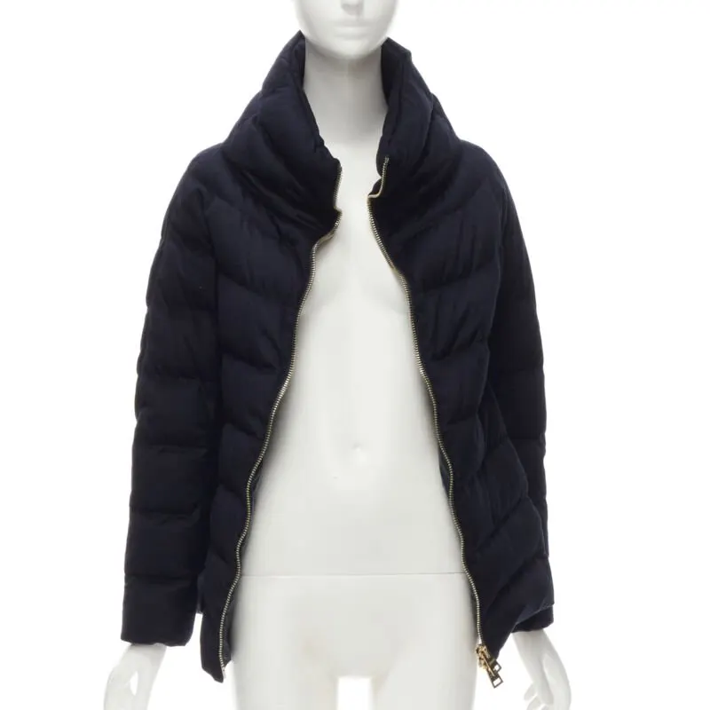Herno Navy Lightweight Puffer Navy Polyester Never worn - Inside View