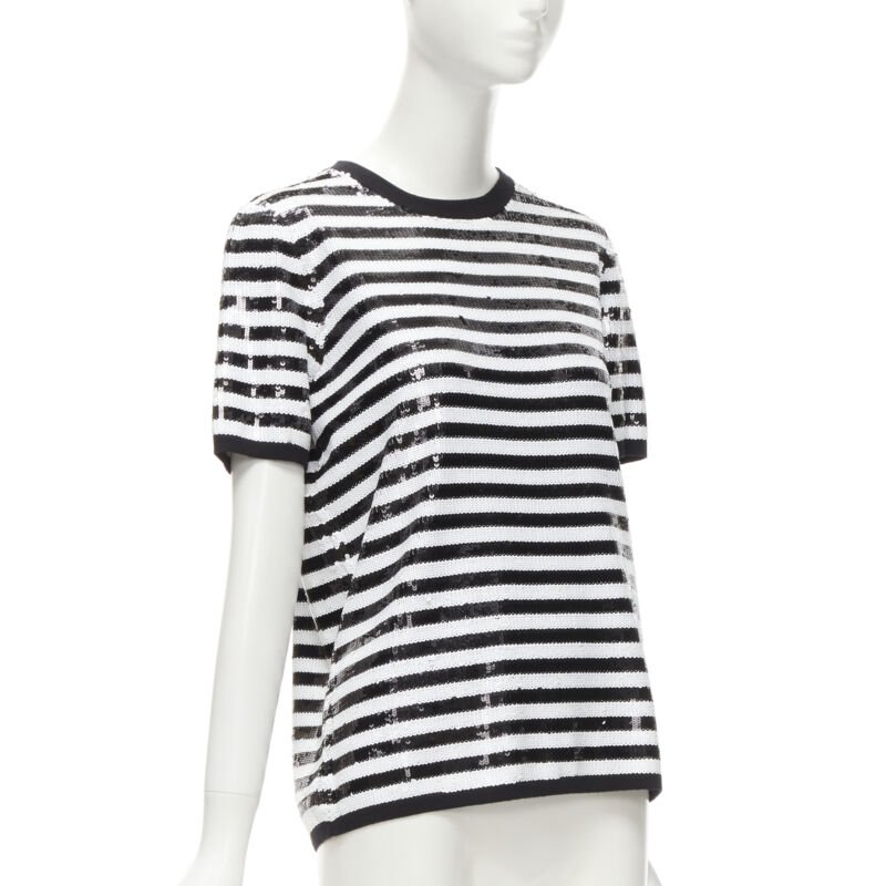 Michael Kors Striped Boxy Top - Image 6