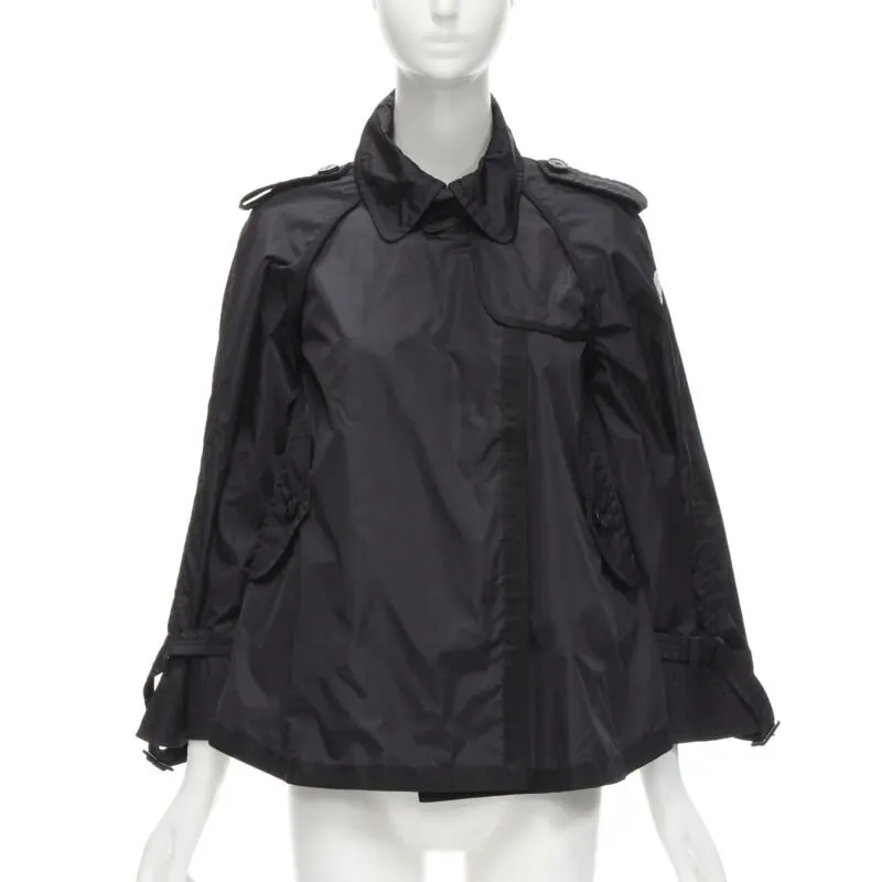 Moncler Yukiko Giubbotto Black Polyamide Never worn - Inside View