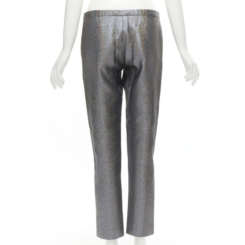 Rosie Assoulin Metallic Cropped Pants - Side view
