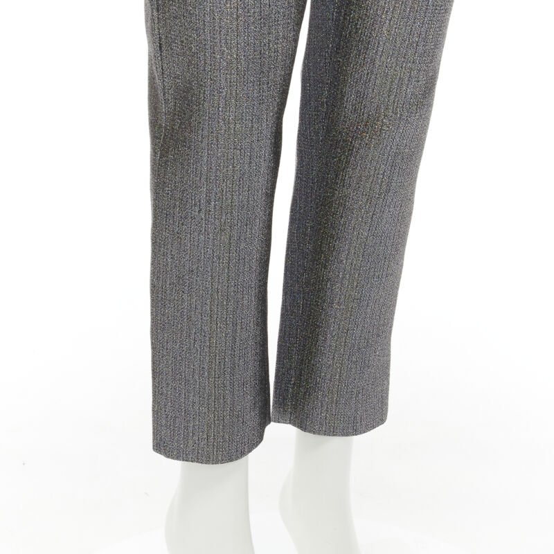 Rosie Assoulin Metallic Cropped Pants - Detail 2