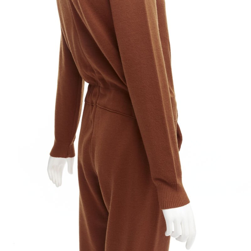 Oscar De La Renta Wool Drawstring Jumpsuit - Detail 2