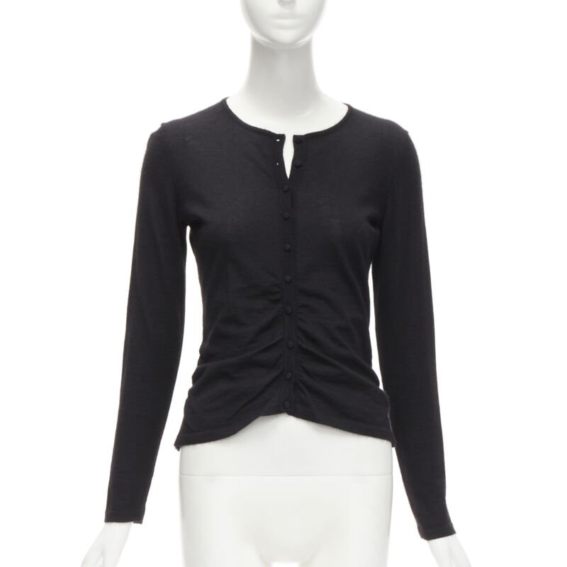 Oscar De La Renta Gathered Front Cardigan