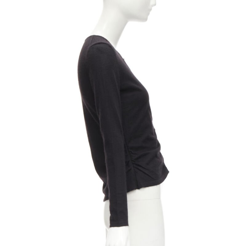 Oscar De La Renta Gathered Front Cardigan - 4