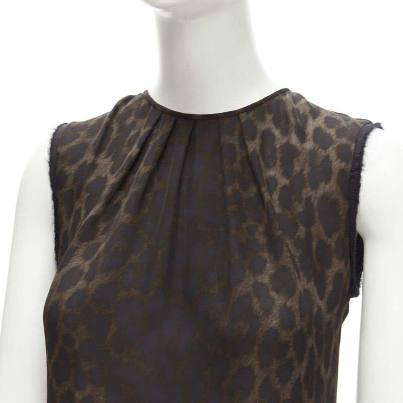 Giambattista Valli Ombre Leopard Vest - Back view
