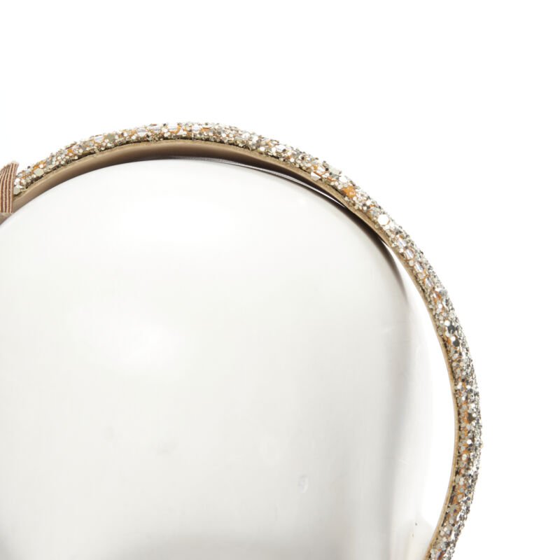 Miu Miu Gold Glitter Headband - Detail 2