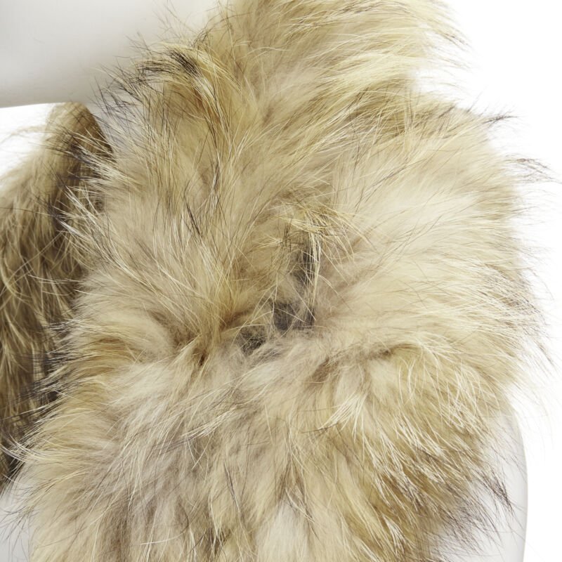Charlotte Simone Fur Collar Cuff Scarf - Detail 1