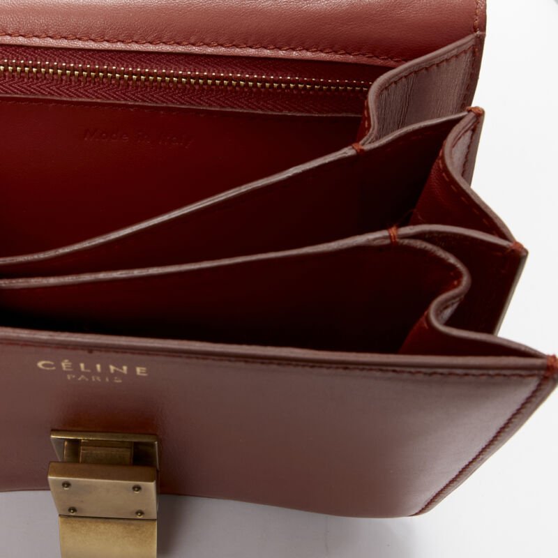 Celine White Matte Clutch - Image 11